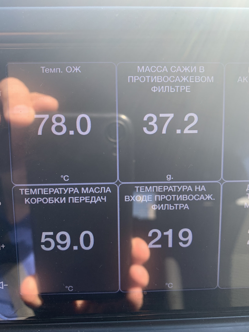 Спостереження за пропалюваннями фільтра сажі 2.0 dci. 1