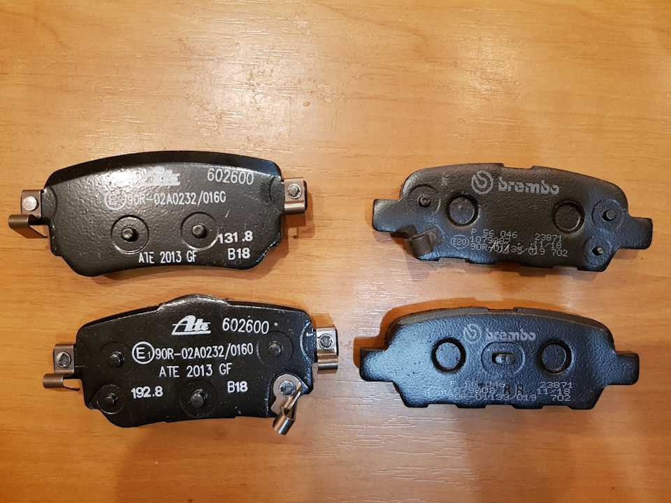 Задні колодки Nissan Rogue, підходять від Qashqai J10, X-Trail T31 4