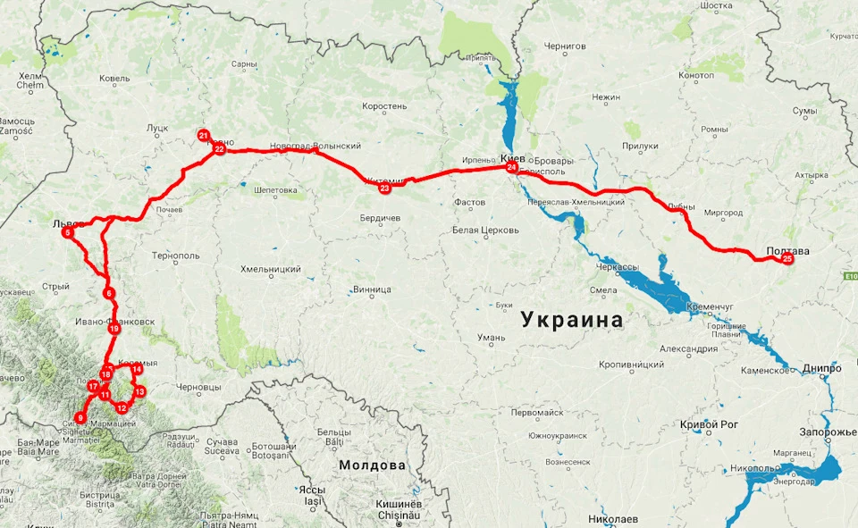 Фотозвіт - Літні канікули в Карпатах. 2578 км пробігу