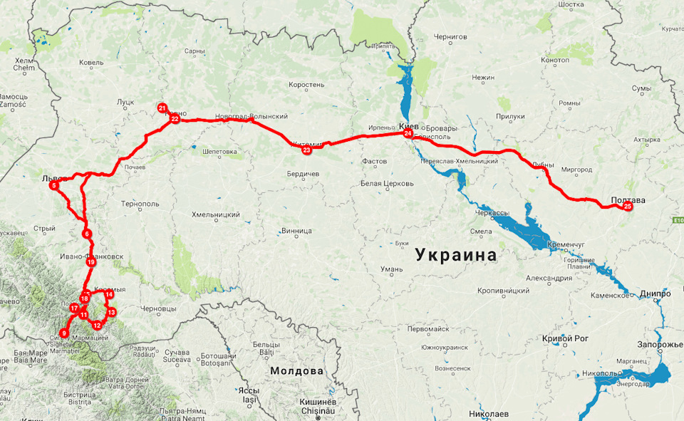 Фотозвіт - Літні канікули в Карпатах. 2578 км пробігу 1