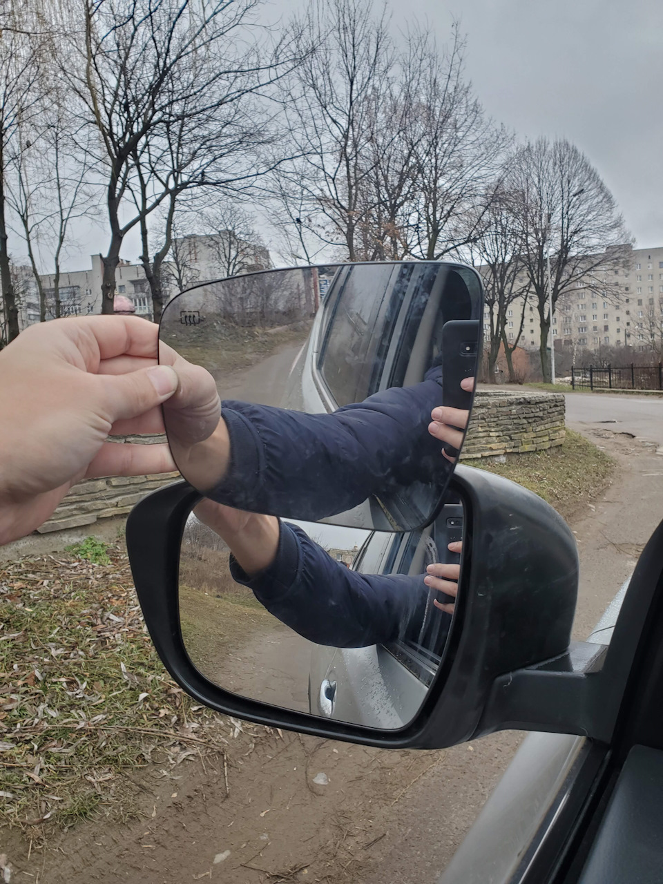 Сферичне дзеркало для Nissan Rogue 1