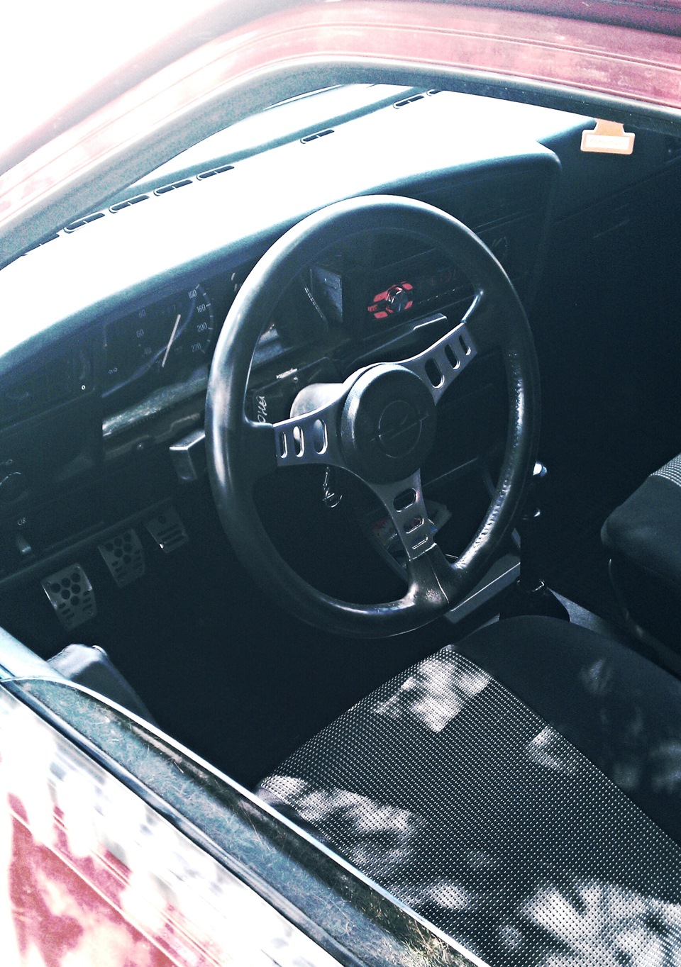 Old school sport steering wheel from opel manta! 1