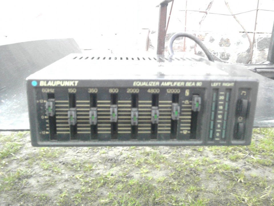 Про кермо + раритетний еквалайзер-підсилювач Blaupunkt bea 80 5