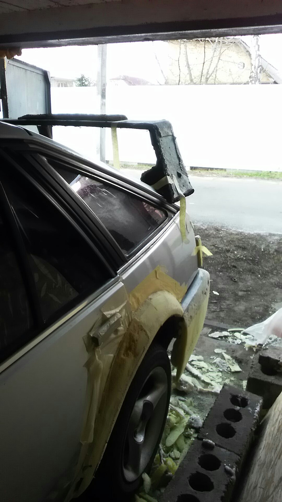 Зміряємо саморобний спойлер 3