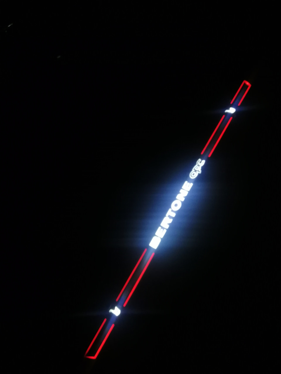 Зробив собі Led рамку під задній номер 2