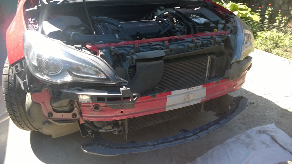 Ремонт нижньої губи бампера 4