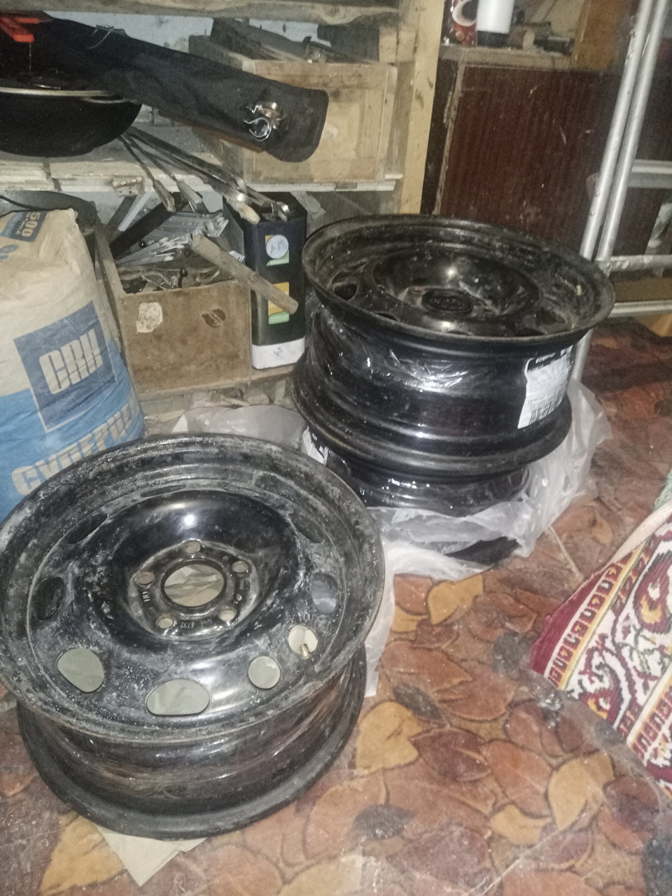 Купив б/в диски на зиму + TPMS 2