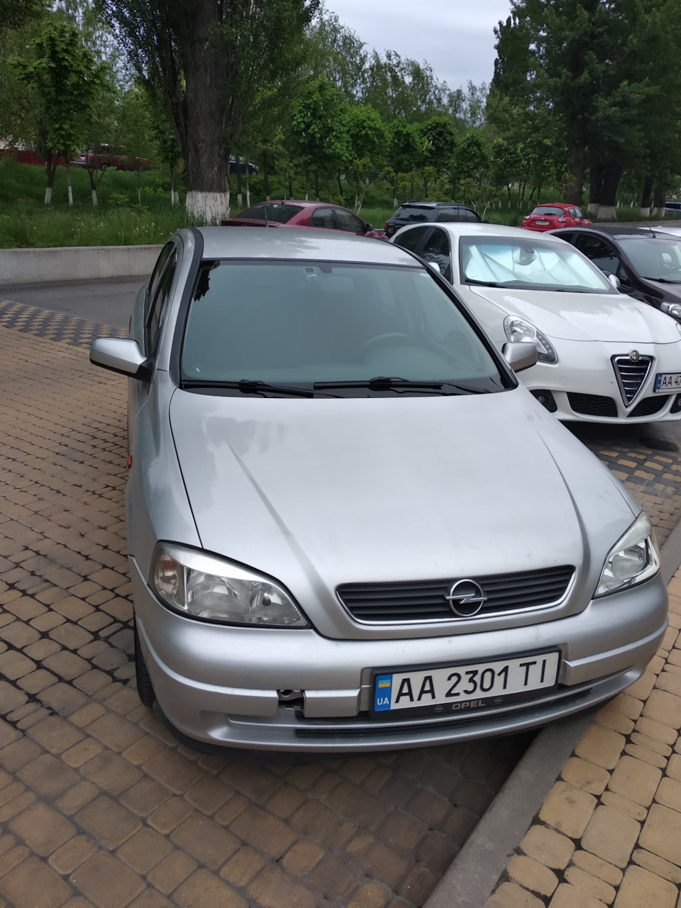 Opel Astra G, оригінальні вітровики. 3