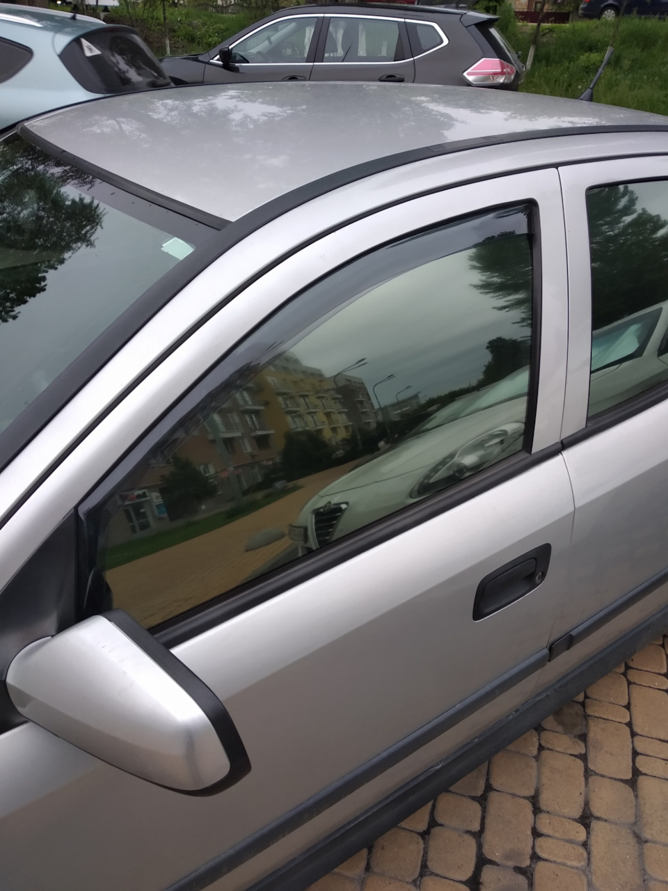 Opel Astra G, оригінальні вітровики. 2