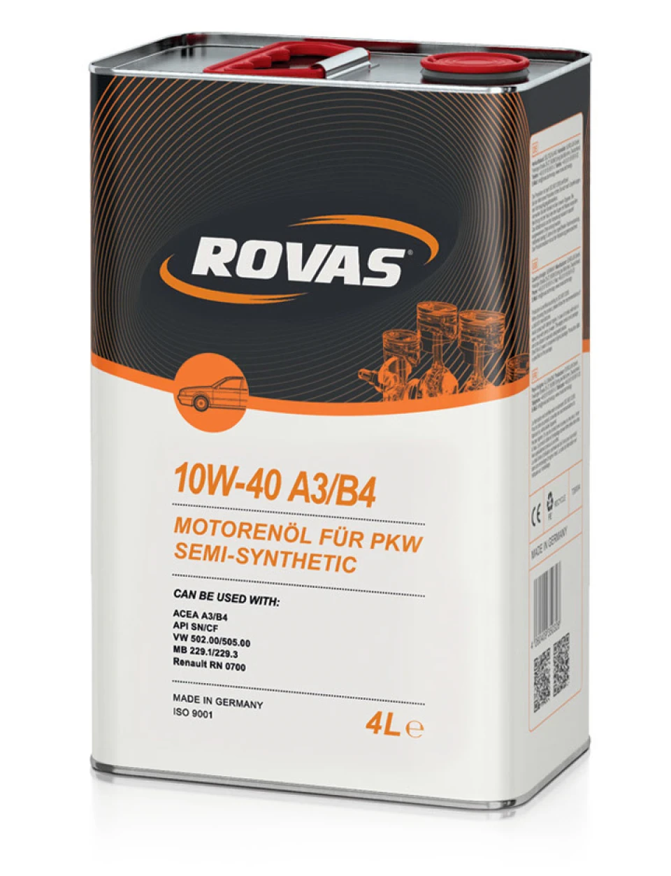 Моторна мастило Rovas 10w40