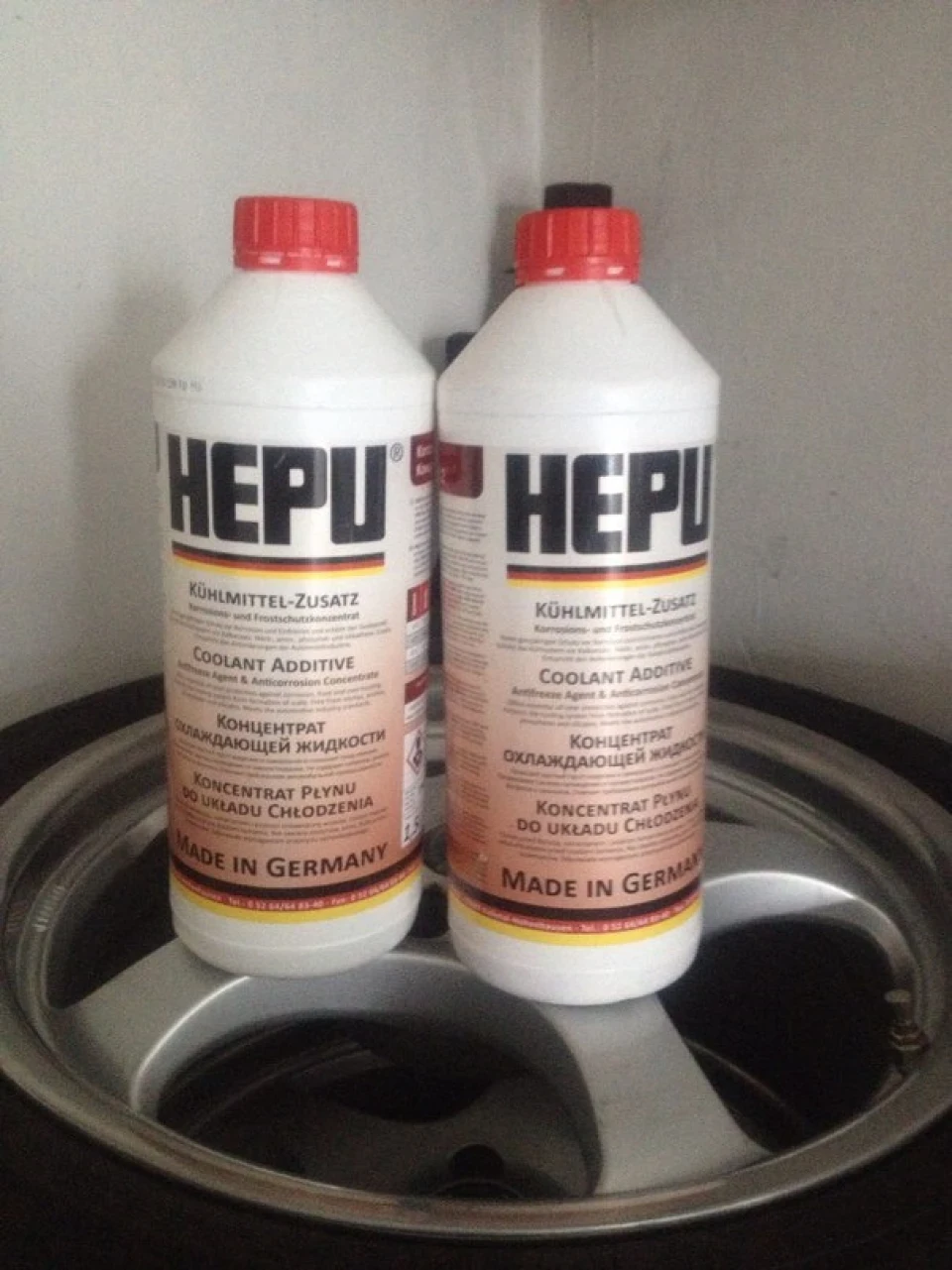Змінив антифриз Hepu P999