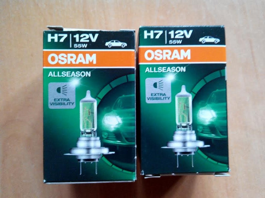 Чергова заміна ламп ближнього світла OSRAM 1