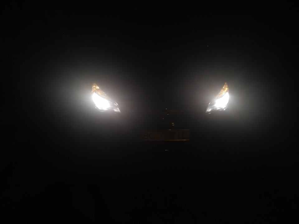 Led лампочки в габарити/ДХО 2