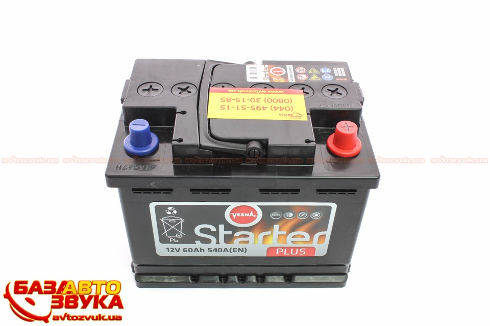Заміна АКБ \ Vesna Starter Plus 60Ah 4