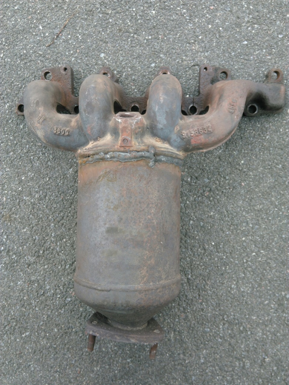 Видалення каталізатора Astra g Z18XE 1