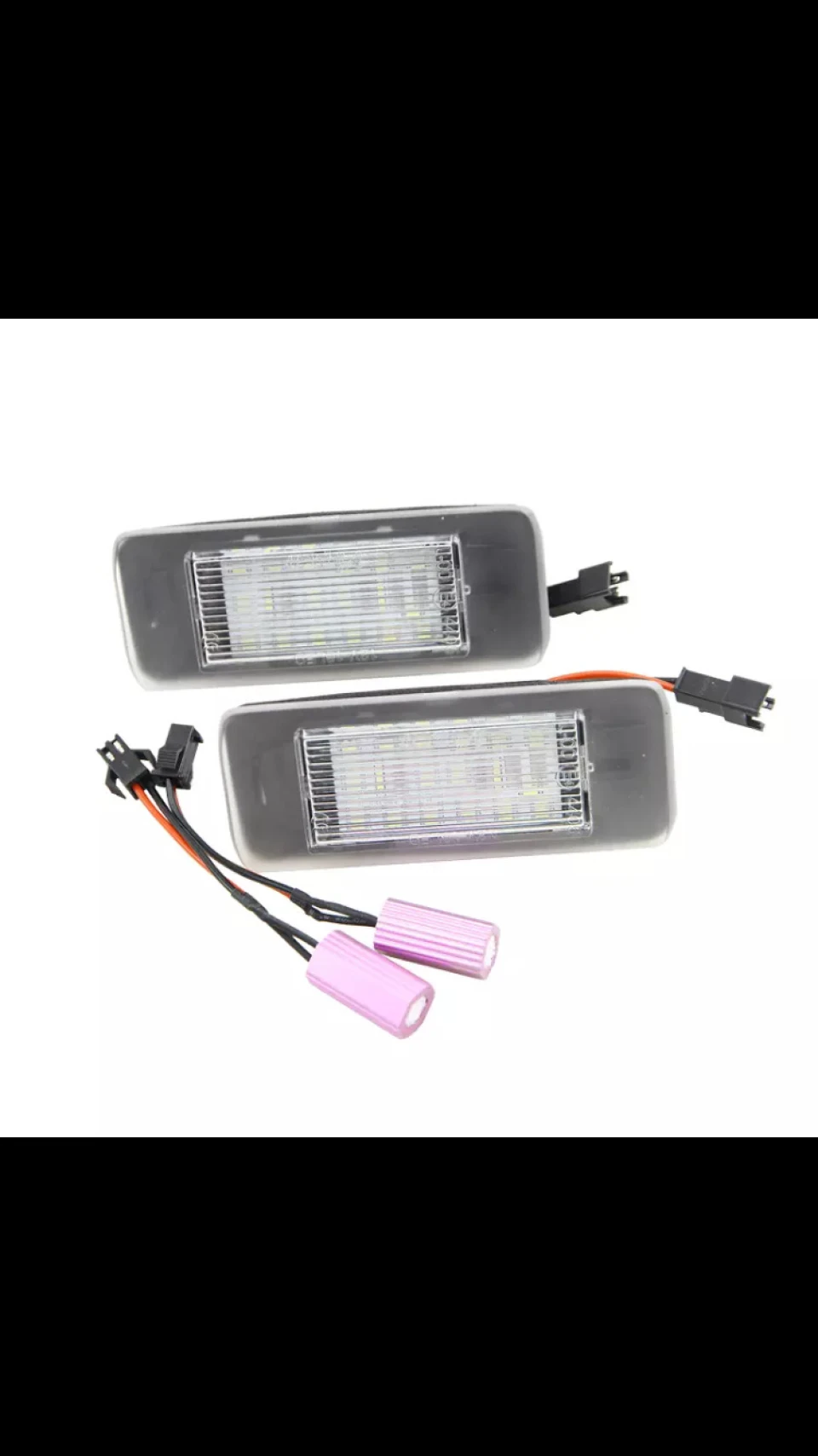 LED підсвічування номерного знака без помилки.