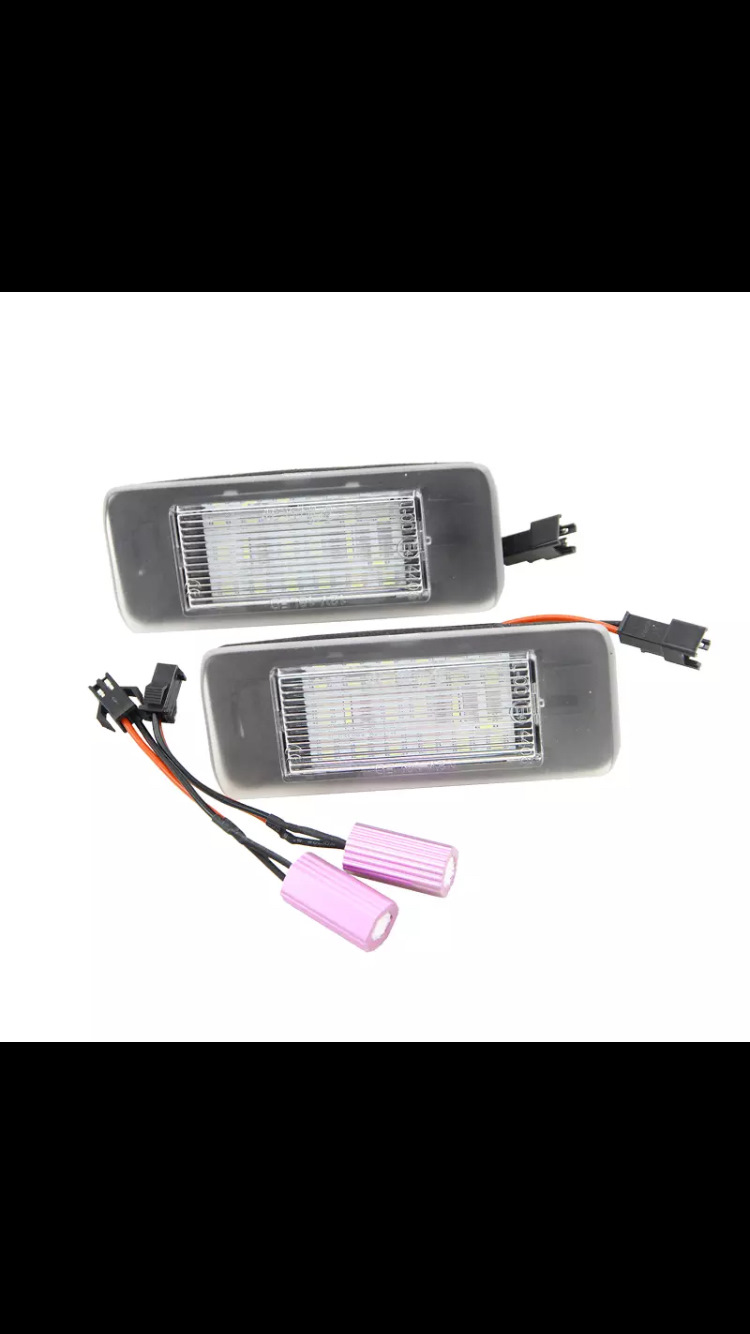 LED підсвічування номерного знака без помилки. 1