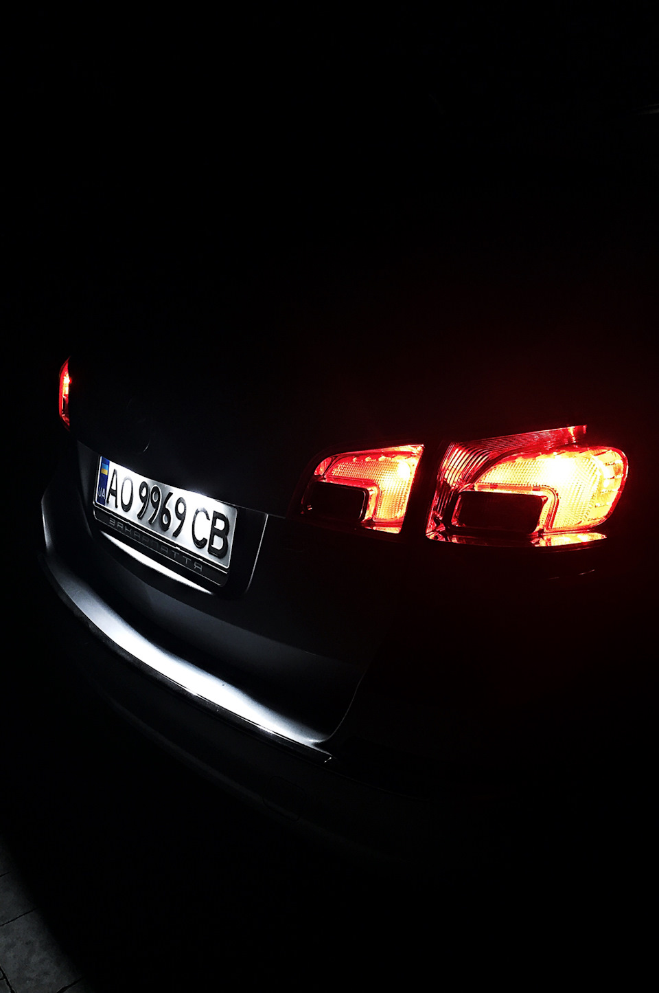 LED підсвічування номерного знака без помилки. 5