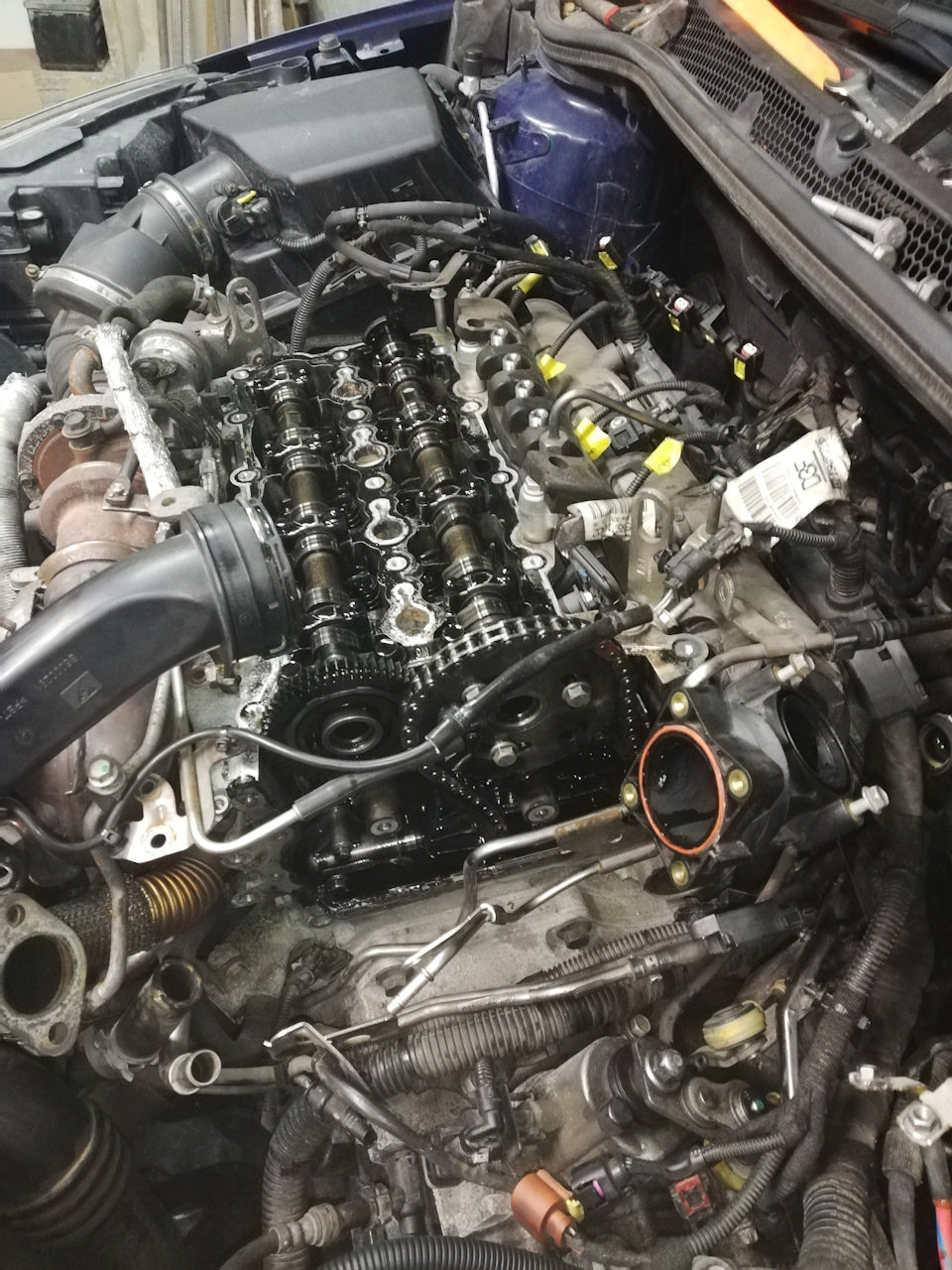Заміна заспокійника ланцюга OPEL ASTRA J 1.6 B16DTL B16DTH 4