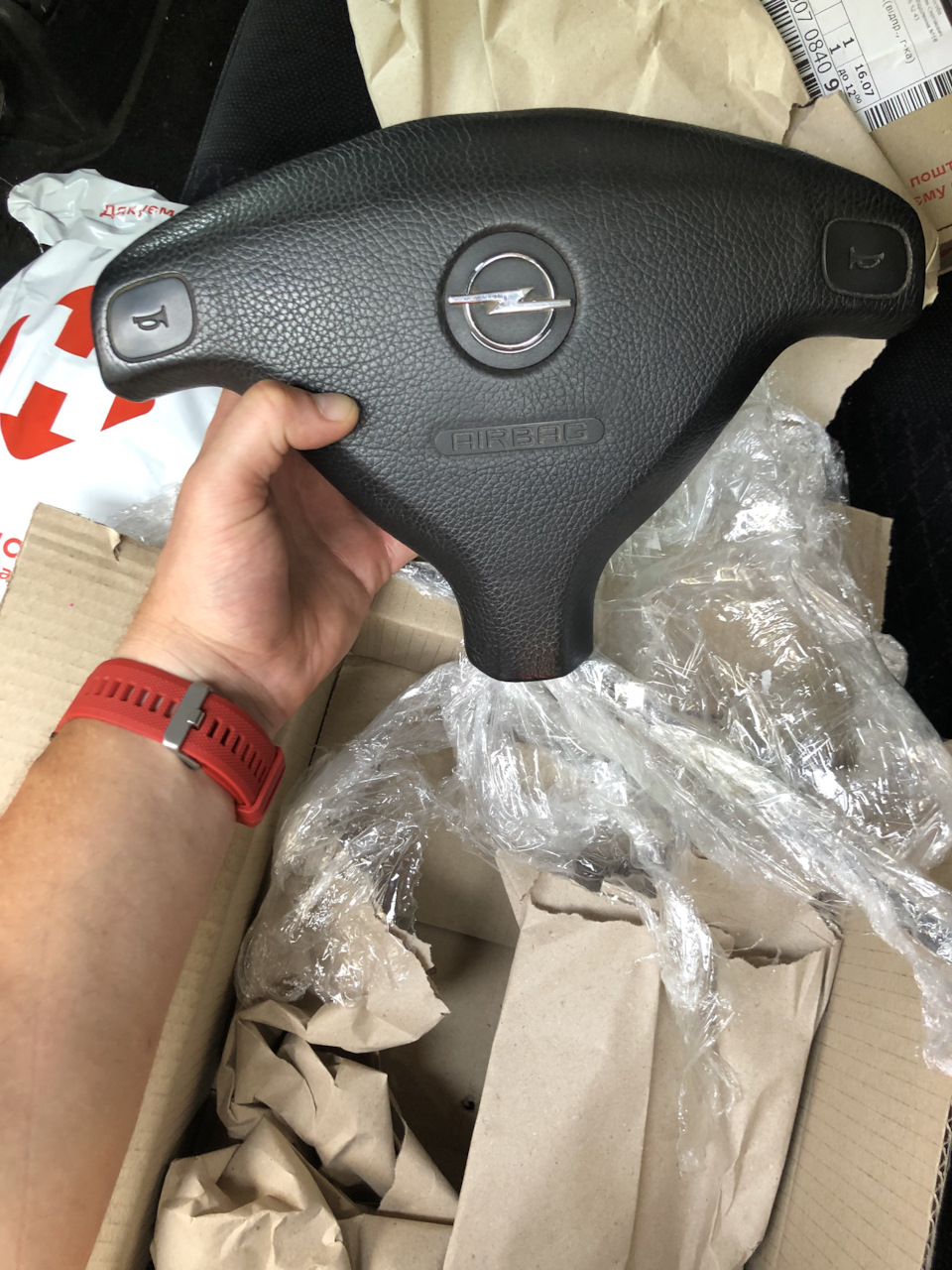 Заміна продавленої подушки AirBag у кермі 1