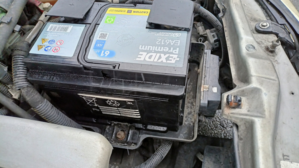 Зміна акумулятора на Astra G 1.6 16V Z16XE 2