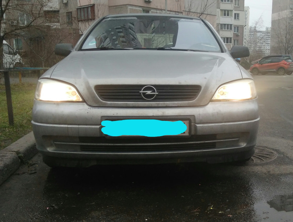 Заміна ламп ближнього світла Astra G CC 1.6 16V Z16XE 5