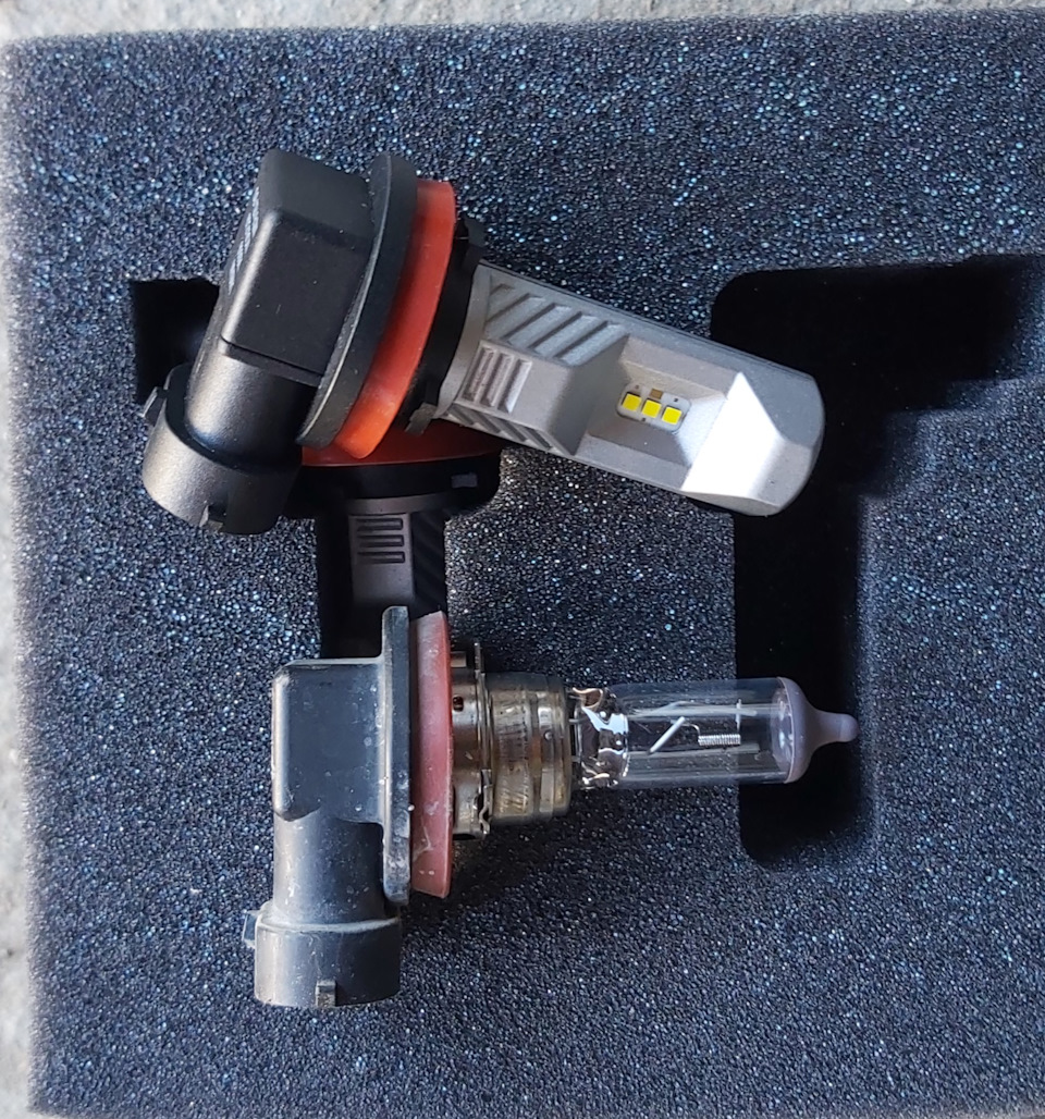 LED в ПТФ OPEL ASTRA J 3