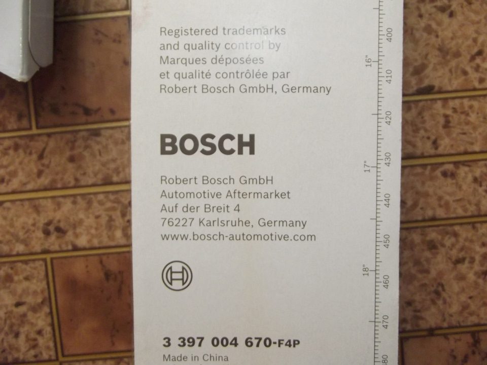 Щітки склоочисника BOSCH ECO 4