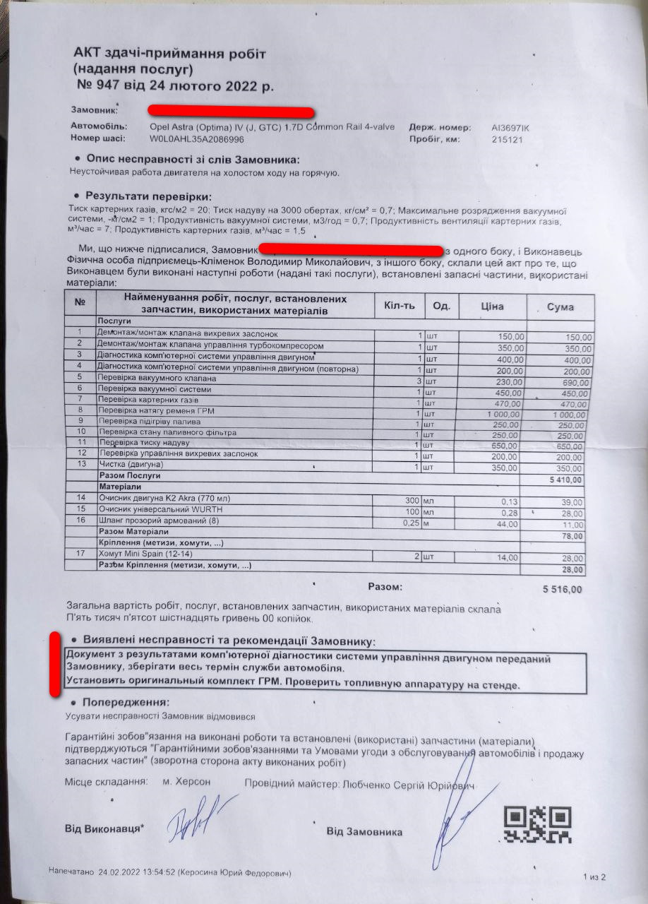 #18 1. Поїздка до Херсона на СТО КОВШ. 2. Продовжую шукати вирішення своєї проблеми. 4. Висновки. 3