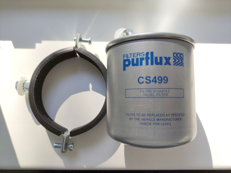 #21 Встановлення додаткового паливного фільтра Purflux CS499. 4