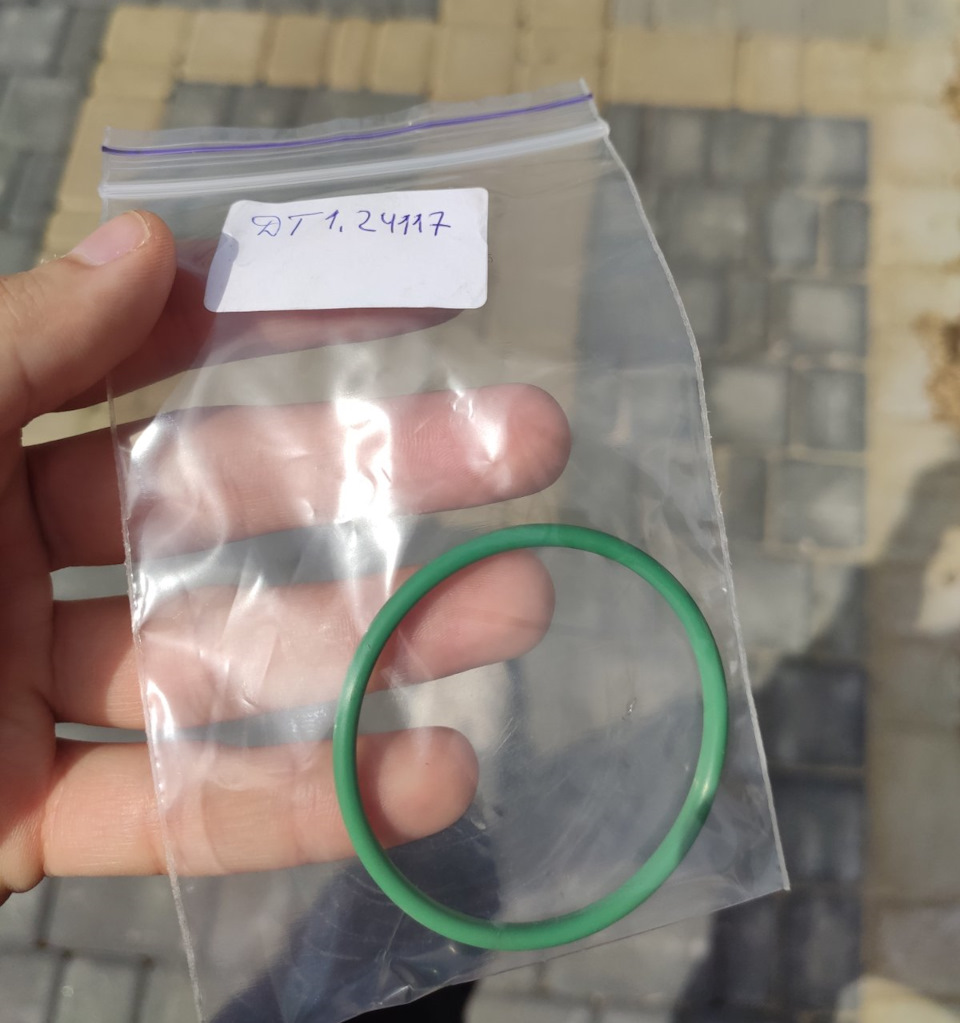 Кільце ущільнювача на патрубок інтеркулера 1