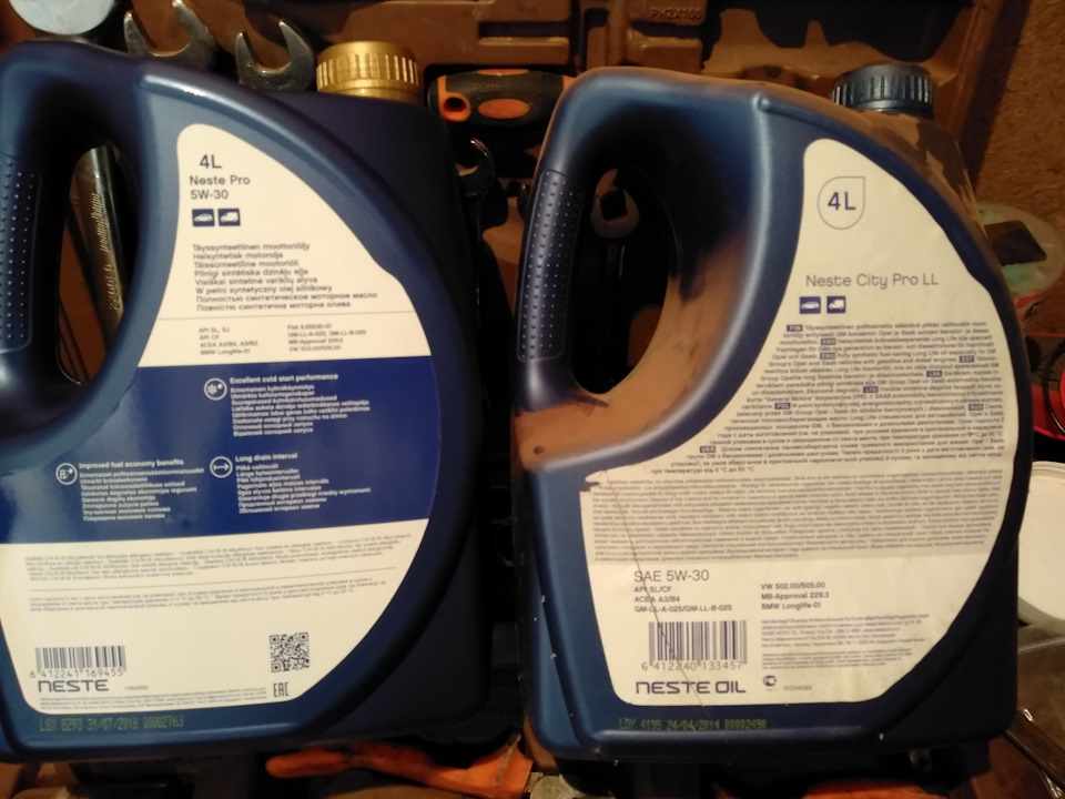 Заміна мастила Neste pro 5W30 (Neste city pro LL) 5