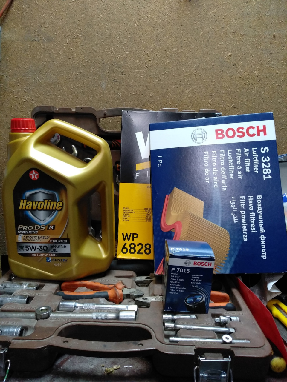 Заміна мастила Texaco 5w30 та фільтрів 1
