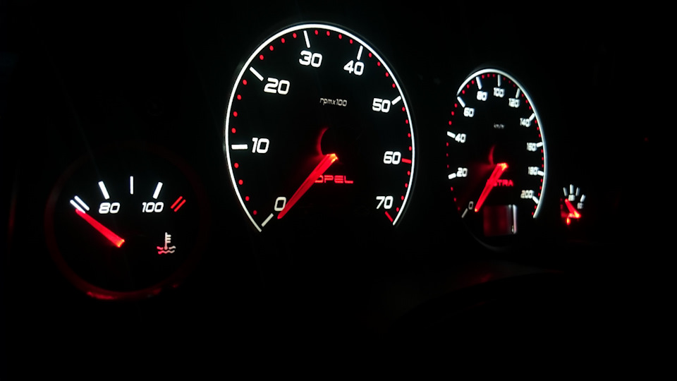 Тюнінг шкал приладової панелі OPEL ASTRA G 4