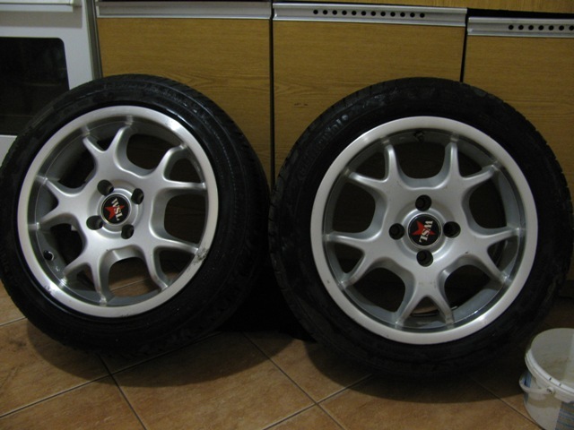 Нарешті замінив свої R13 175/70 на R15 195/50 але поки тільки задні 1