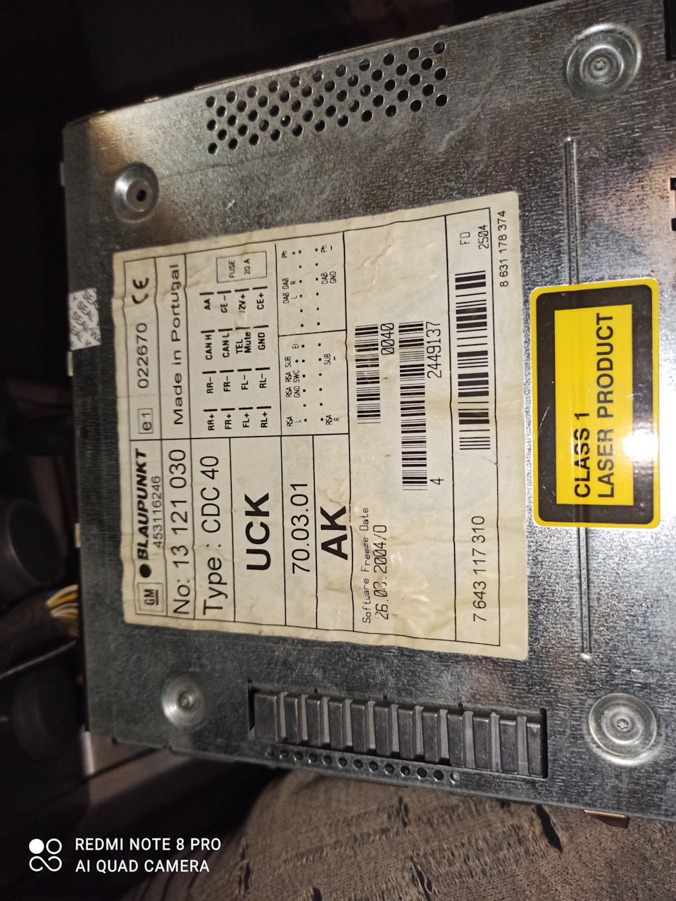 Заміна cd30 на cdc40opera 2
