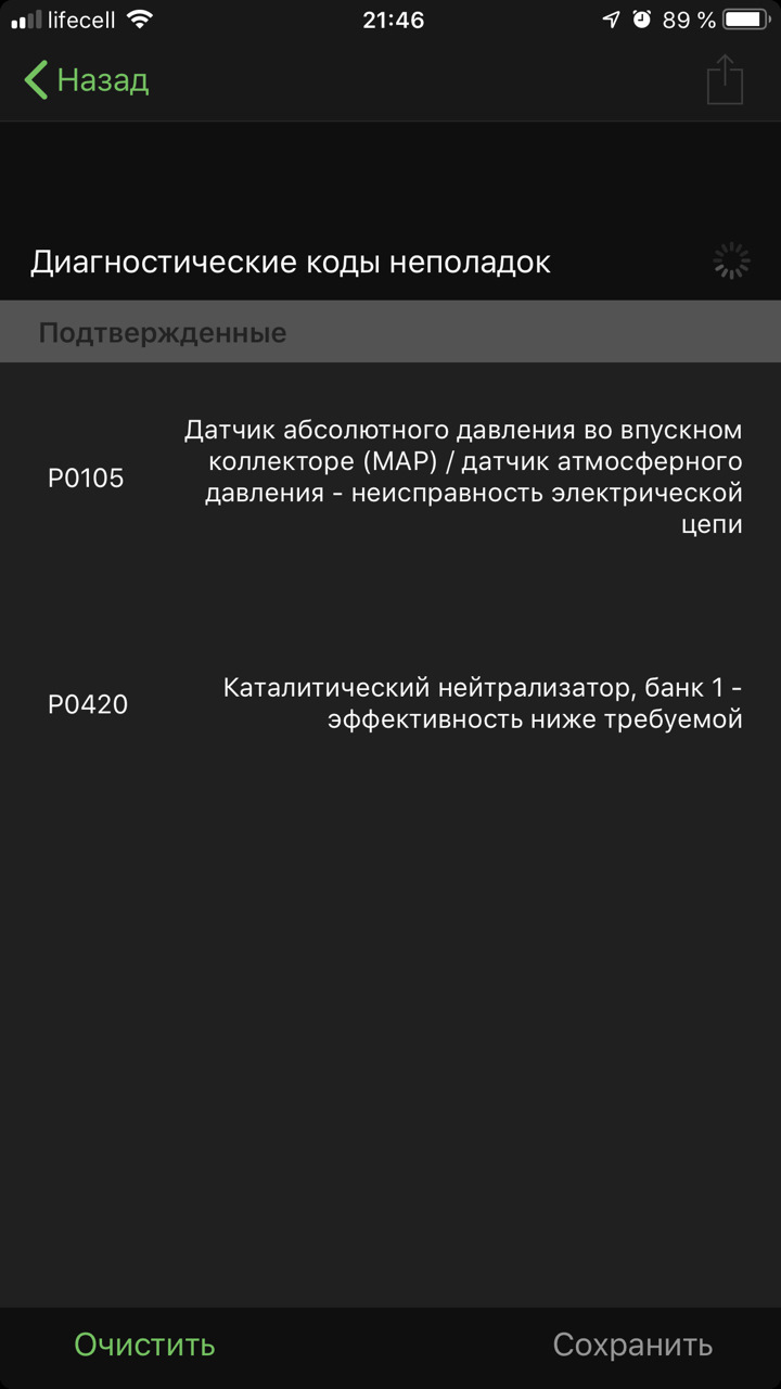 помилка P0500 Датчик швидкості автомобіля - несправність електричного ланцюга 1