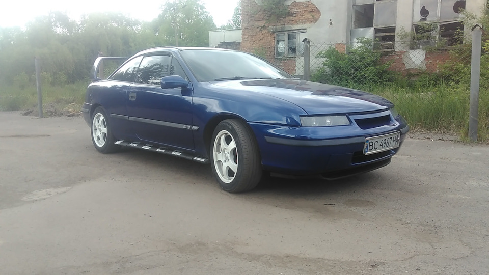 Губа на стік бампер Calibra 1