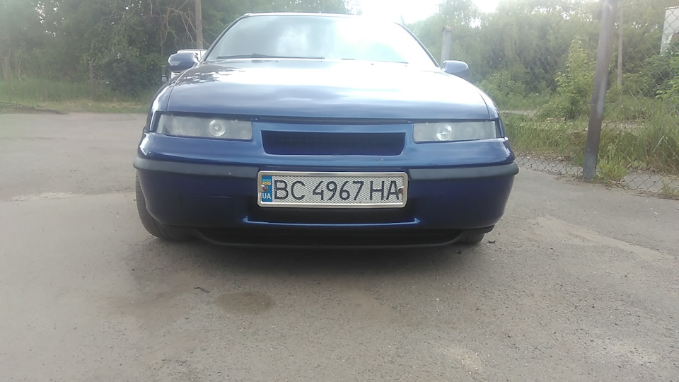 Губа на стік бампер Calibra 2