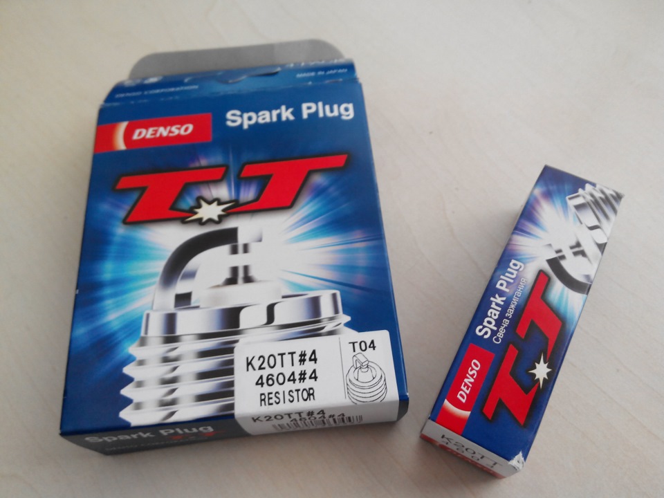 Прикупив ось такі свічки DENSO TT 1