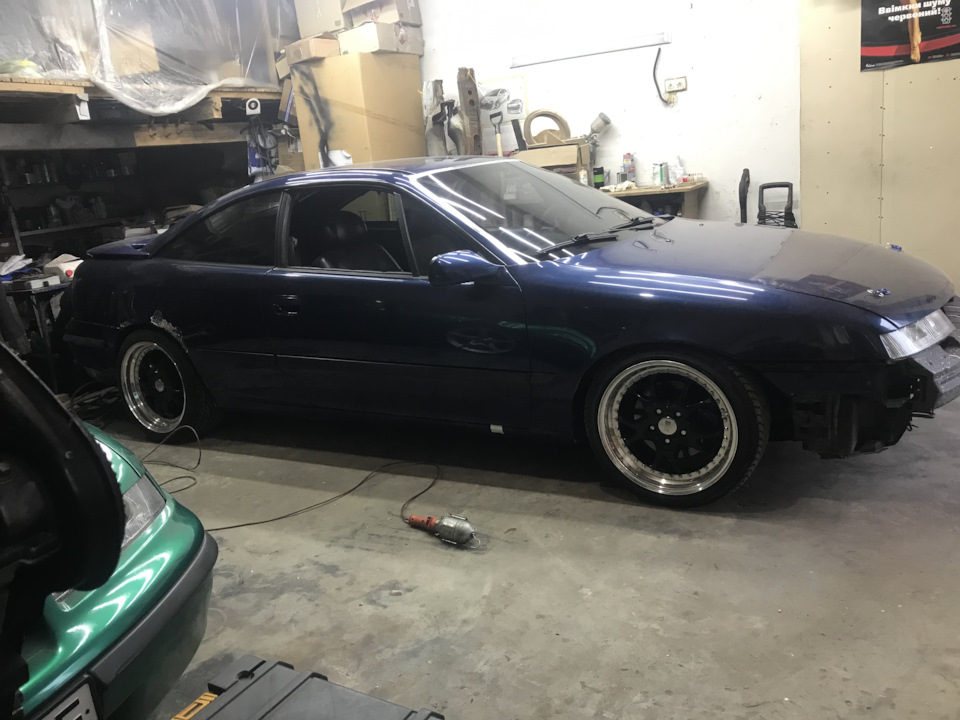 Перебір гальмівних супортів на opel calibra v6 2