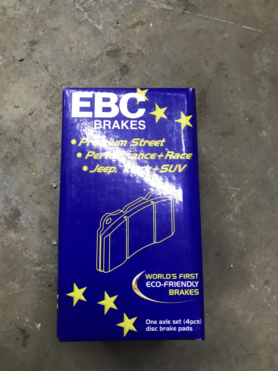 Приїхали свіжі колодочки на задні гальмівні диски Ebc yellow staff. 1