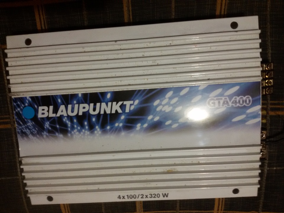 Автозвук. Підсилювач Blaupunkt gta400 поломка 2