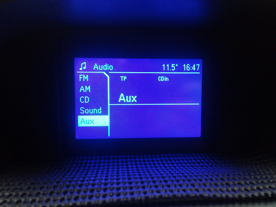 AUX мені в CD70 NAVI 3