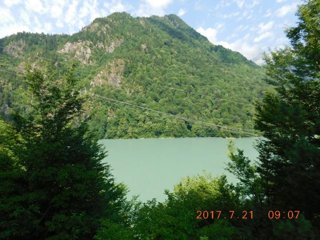 У Грузію з караваном 2017-21 липня. Інгурське водосховище. 1