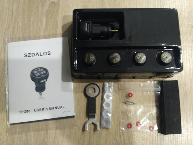 Система контролю тиску в шинах (TPMS SZDALOS TP200) 1