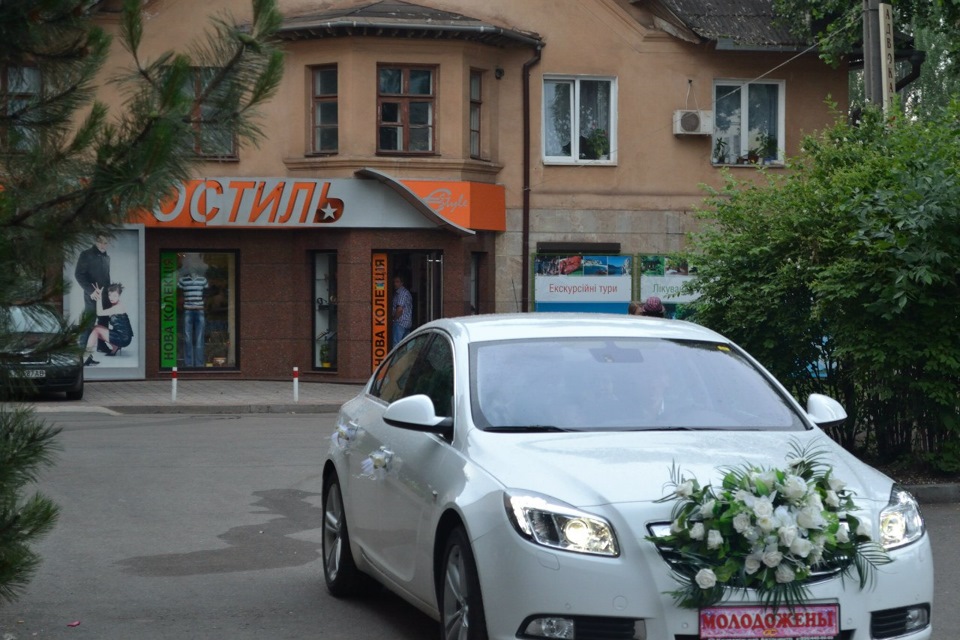 Opel Insignia як весільна машина 2