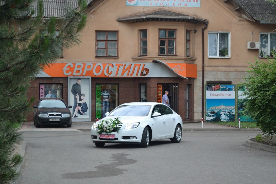 Opel Insignia як весільна машина 4