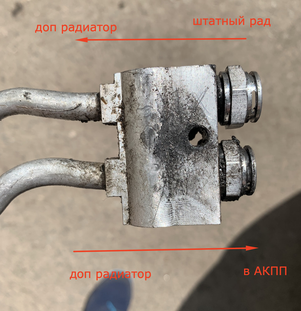 додатковий радіатор АКПП 3