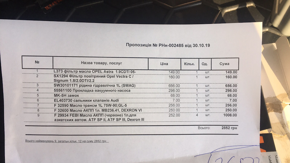 01. Планове ТО перед продажем 4